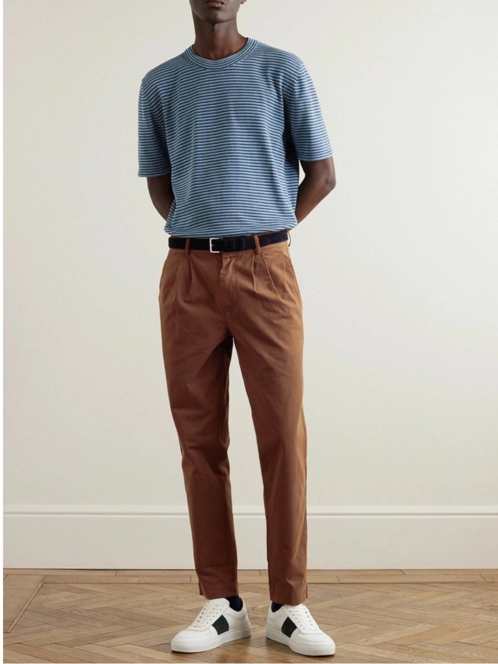 Mr. PORTER Cotton-Twill tapered Chinos Trousers Caramel Size 32 Style: MPT192022